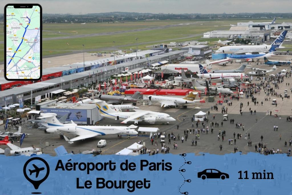 Smart House Airport Cdg, Asterix Apartment Louvres Exterior photo